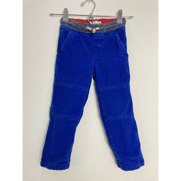 Mini Boden Other - Mini Boden Pants Boys 3Y Girls Blue Corduroy Lined Elastic Waist Pockets B0415